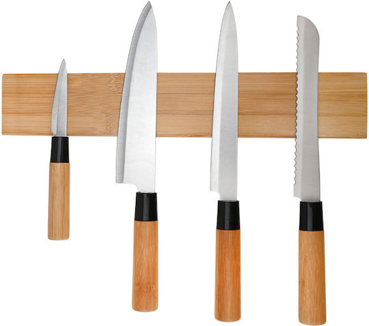 Estia Essentials Μαγνητική Βάση Μαχαιριών Τοίχου Bamboo