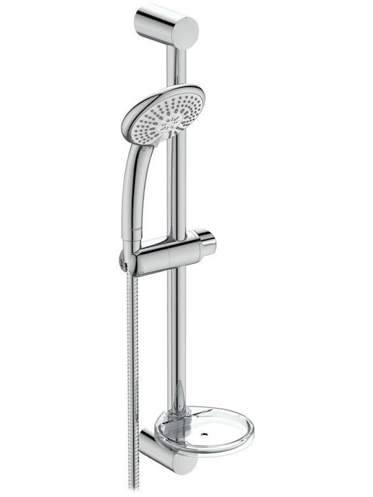 Vidima Duschsäule ohne Armatur Silber