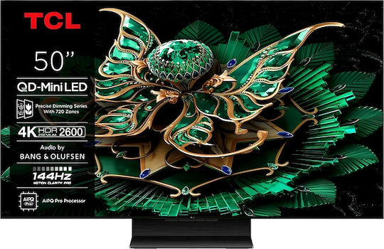 TCL Smart Τηλεόραση 50" 4K UHD Mini LED C7K HDR (2025) 50C7K