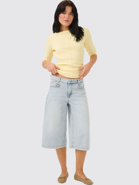 Γυναικεία Βερμούδα Light Blue Retro Wash