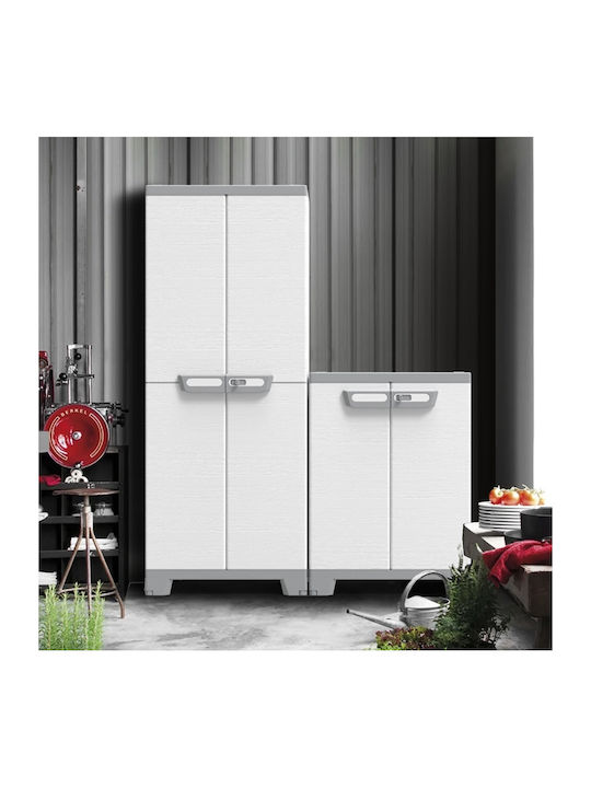Double Door Wardrobe Sequoia Plastic 68x39x92cm