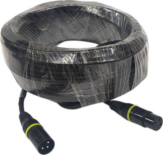 Cobra Kabel XLR-Stecker - XLR-Buchse Schwarz 25m DMX0-25Y
