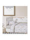 Das Home Baby Fun Комплект Бебешки Чаршафи За Количка Памучни Бежов 130x170бр 3бр