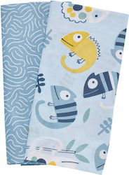 Das Home Комплект Сини Бебешки Чаршафи 70x120см Das Home Комплект Сини Бебешки Чаршафи 70x120см