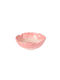 Kaemingk Serving Bowl Round Ceramic Pink with Diameter 12cm