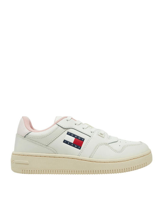 Tommy Hilfiger Ретро Дамски Сникърси Бели