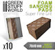 Green Stuff World Foam Sanding Pads Șmirghel de modelare 1buc Granulație 2500