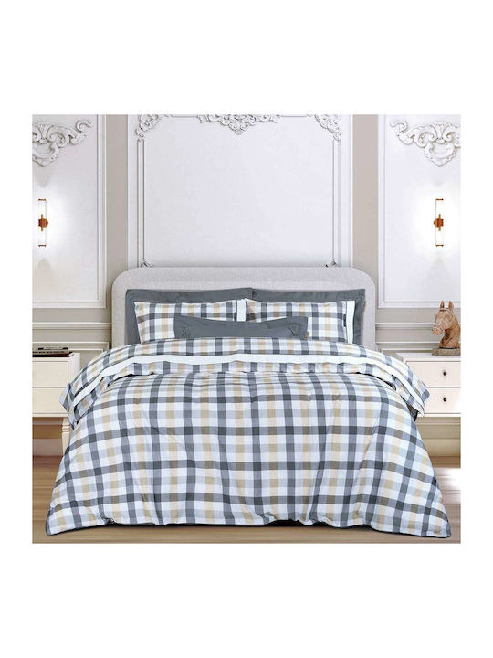 Greenwich Polo Club Sheet Sets King Size 260x280cm. 2265 Beige-grey 4pcs