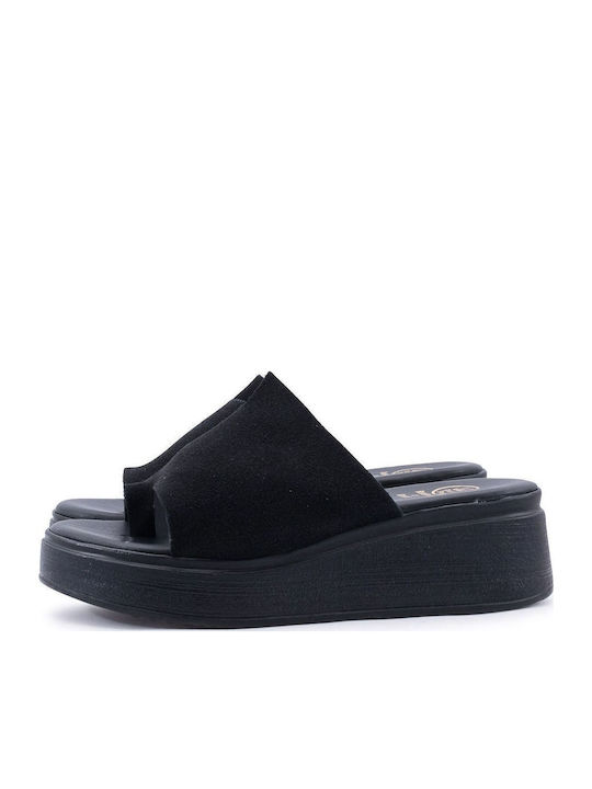 Women's Platform Wedge Sandals Black