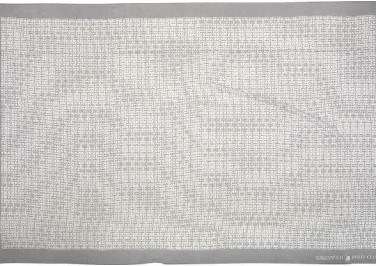 Greenwich Polo Club Πετσέτα Θαλάσσης Παρεό Beige-Taupe 180x110εκ.
