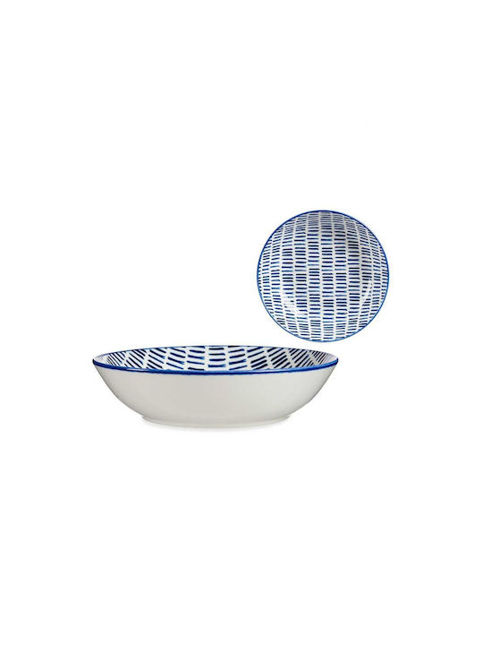 Atmosphera Blue Line Πιάτο Βαθύ από Πορσελάνη Μπλε 20cm