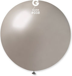 Balon din latex argintiu 40"/100cm