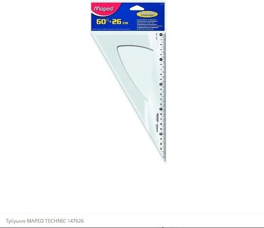 Maped Geometrisches Dreieck Kunststoff 26cm Technic 60