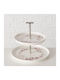 MSA Christmas Platter Porcelain Brown L26xW22xD26cm.