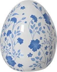 Διακοσμητικό Αυγό Dolomite Μπλε Floral Σχέδια –...