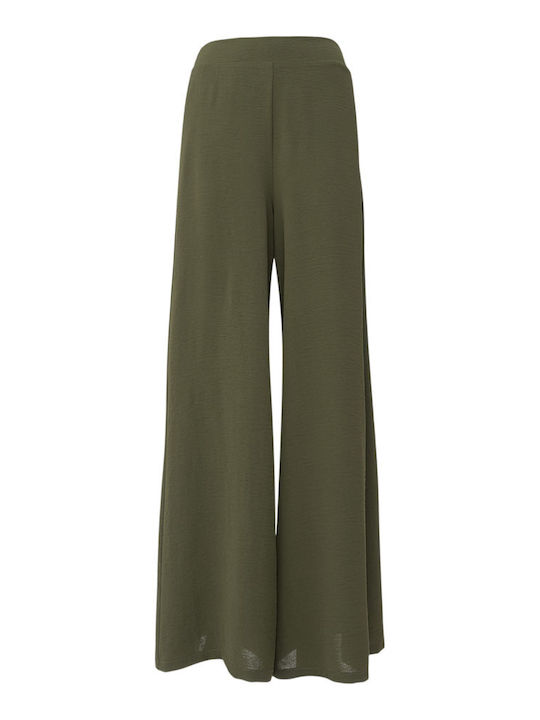 Moutaki Women's Fabric Trousers Olive