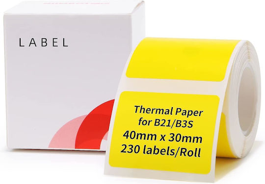 Niimbot 230 Αυτοκόλλητες Ετικέτες σε Ρολό 40x30mm