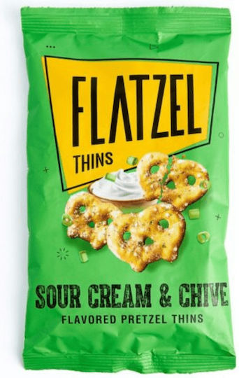 Brezeln Flatzel Thins mit Geschmack Saure Sahne 85gr