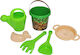 Set găleată, stropitoare, sită, lopată, greblă 1+ 25x15x19cm