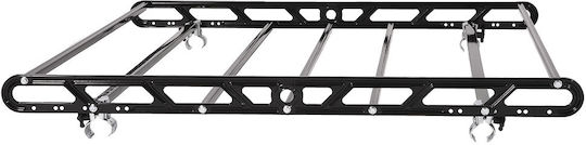 Hermes Ekals300 Steel Black Car Roof Rack 130cm X 125cm Straps Gs1