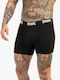 West Challow Men's Boxers Black 4Pack