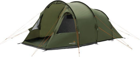 Easy Camp Hidra 4 Σκηνή Camping Τούνελ Πράσινη 3 Εποχών για 4 Άτομα 435x255x180εκ.