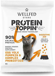 Wellfed Cat Treat Freeze Dried Protein Topping Egg Yolk & Pumpkin 6g Wellfed Cat Treat Freeze Dried Protein Topping Egg Yolk & Pumpkin 6g