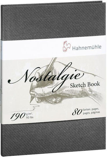 Hahnemuhle Sketch Book Nostalgie 80 Σελίδων A6 10,5x14,8cm Portrait 190gr