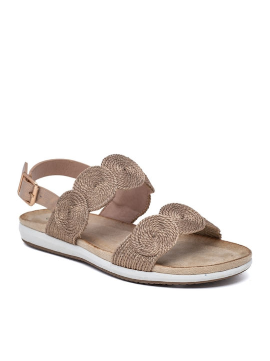 Women's Flat Sandals in Pink Color