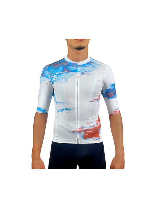 Demaraz Κοντομάνικη Μπλούζα Road Bike Λευκή