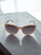 Dasoon Vision Women's Sunglasses with Pink Frame and Brown Lens 2478089