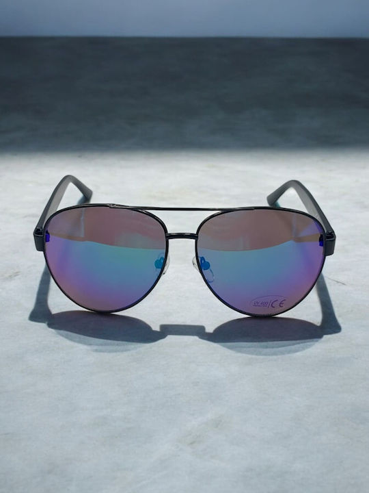Dasoon Vision Unisex Sunglasses with Black Frame and Multicolour Lens 2478054