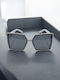 Dasoon Vision Women's Sunglasses with White Frame and Black Lens 2478104