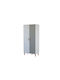 Doppeltür Kleiderschrank Timmy White-graphite-gray 90x50x199cm