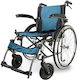 Medical Brace Αναπηρικό Αμαξίδιο 22" Πτυσσόμενο 51cm MB.W2003 Μπλε