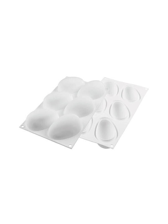 Silikomart Mango Bakeware Tin For Cake Made Of Silicone 6 Sockets 9.3x5.7x4.2cm