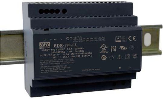 Τροφοδοτικό Ράγας με Ισχύ 153.6W 3.2A