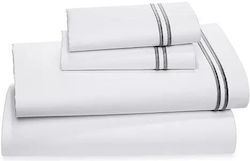Single Sheet Luxury Silver Embroidery Hotel Single Sheet Luxury Silver Embroidery Hotel