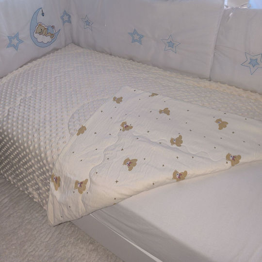 Завивка за бебешко легло Mia Home Bubbles Екрю 110x140 Завивка за бебешко легло Mia Home Bubbles Екрю 110x140