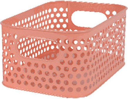 Kaemingk Storage Basket Pink 24.8x16.5x11cm 1pcs