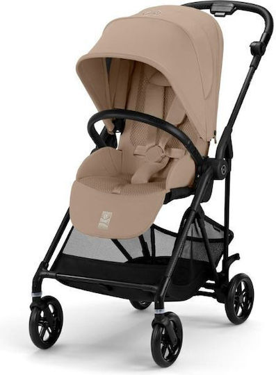 Cybex Melio Καρότσι Μωρού Kατάλληλο για Nεογέννητο Μπεζ