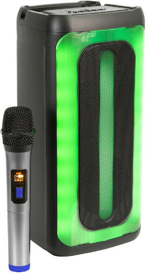 Ibiza Sound Karaoke Speaker With Wireless Microphone And Lighting Effects SIGMA40 Black