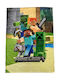 Minecraft Decke Vlies Mehrfarbig 180x130cm