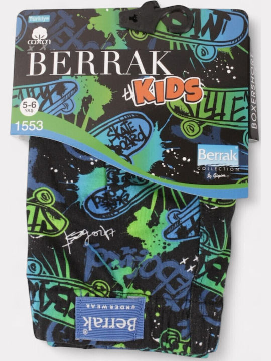 Berrak Skateboard Παιδικό Μποξεράκι Μαύρο