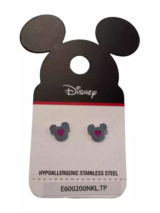 Disney Hypoallergenic Kids Earrings Studs Hearts from Steel