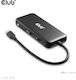 Club3D USB-C Docking Station με HDMI/DisplayPort 4K PD Ethernet Μαύρο (CSV-2551)