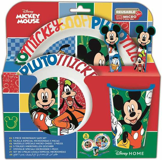 Feeding Set made of Plastic Multicolour 5pcs for 3+ months