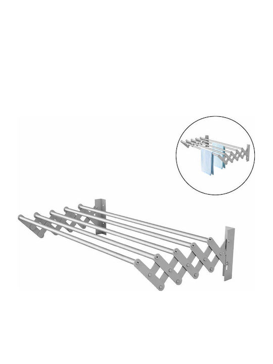 Folding Wall Clothes Drying Rack Made of Aluminum with 3m Hanging Length