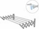 Folding Wall Clothes Drying Rack Made of Aluminum with 3m Hanging Length