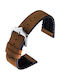 KOSTELO Leather Strap Tabac Brown 18mm